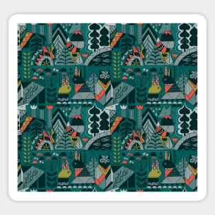 Scandinavian Forest animals Sticker